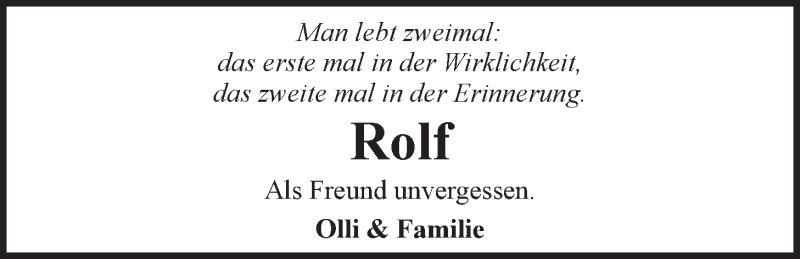  Traueranzeige für Rolf Engel vom 25.02.2015 aus LZ
